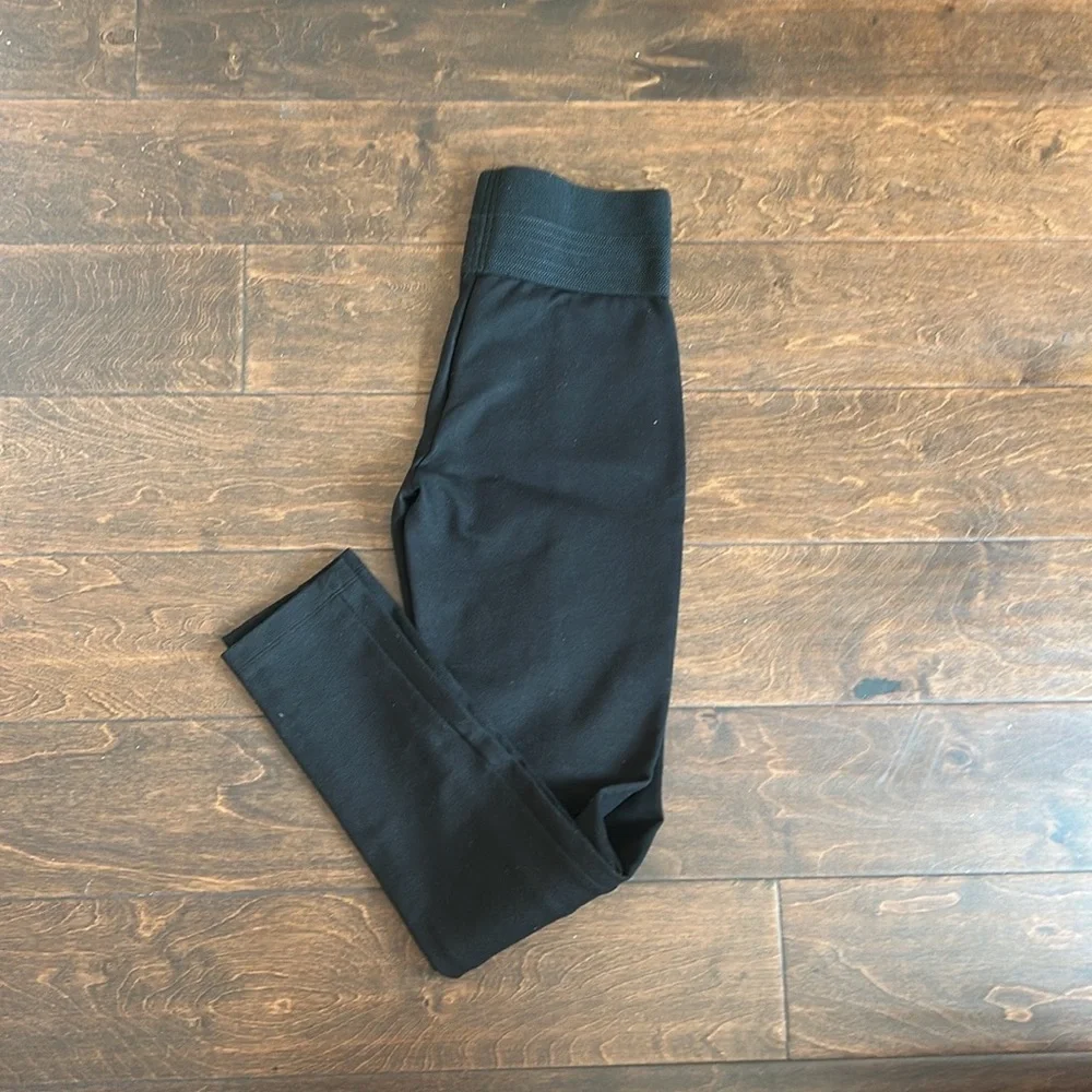 Zara Women’s Sz S Pants Leggings ST1925 Black - Picture 2 of 5